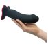 Fun Factory The Boss Stub – připínací dildo s přísavkou (černé)