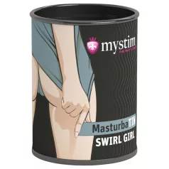 Mystim - masturbátor Swirl Girl - vlnitý povrch - bílý