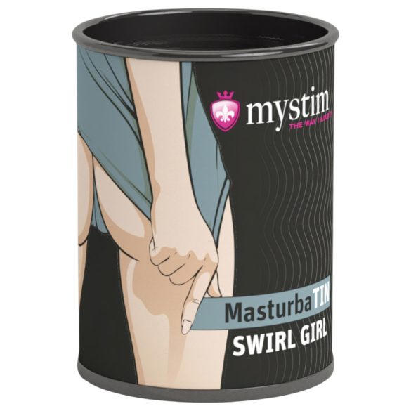 Mystim - masturbátor Swirl Girl - vlnitý povrch - bílý