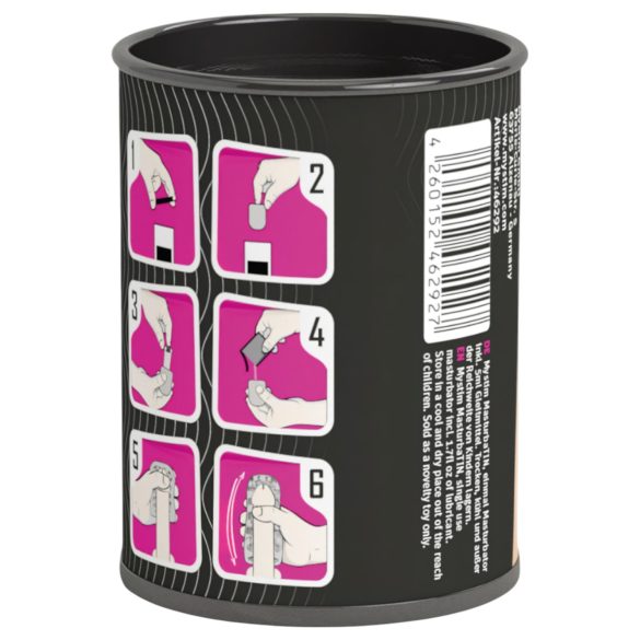 Mystim - masturbátor Swirl Girl - vlnitý povrch - bílý