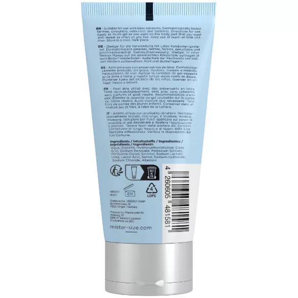 Mister Size Bio - bio lubrikační gel na vodní bázi (100 ml)