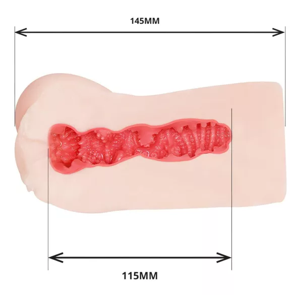 TAMASHII Squeezing Ranch - anime umělá vagína masturbátor (přírodní)