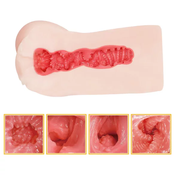TAMASHII Squeezing Ranch - anime umělá vagína masturbátor (přírodní)