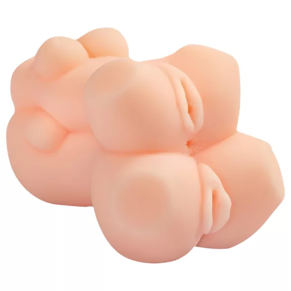 TAMASHII Mother and Daughter - hentai dvojitý vaginální masturbátor (přírodní)