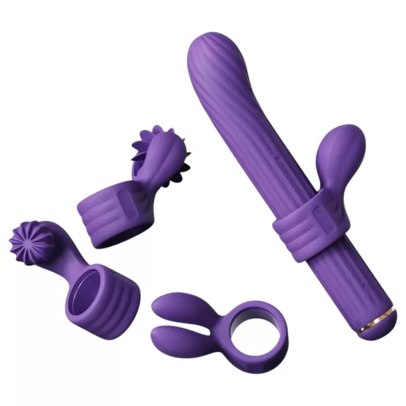 Magic Stick S1 - vibrátor s více funkcemi - fialový