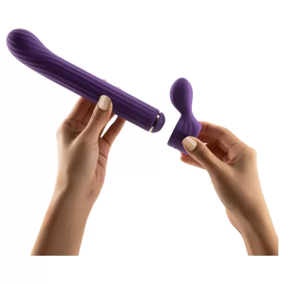 Magic Stick S1 - vibrátor s více funkcemi - fialový