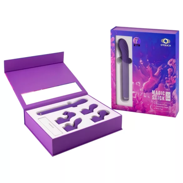 Magic Stick S1 - vibrátor s více funkcemi - fialový