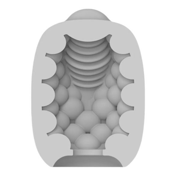 VIBEGGS Blow Misty - vibrační vajíčko masturbátor - bílá