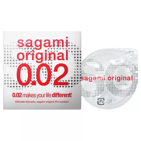 Sagami Original 0,02 - kondom - extra tenký - 55mm (1ks)