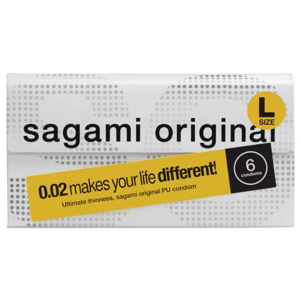 Sagami Original 0.02 L - kondom - 58 mm - 6 ks