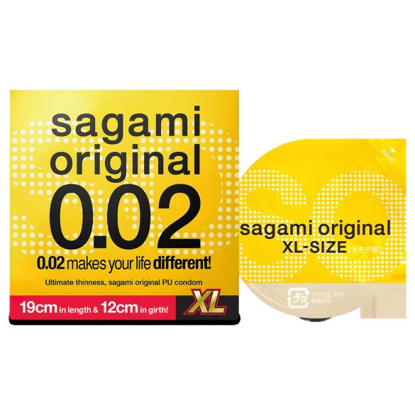 Sagami Original 0,02 XL - kondom - 61mm (1ks)