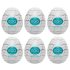 TENGA Egg Wavy II - vlnité vajíčko pro rozkoš (6 ks)