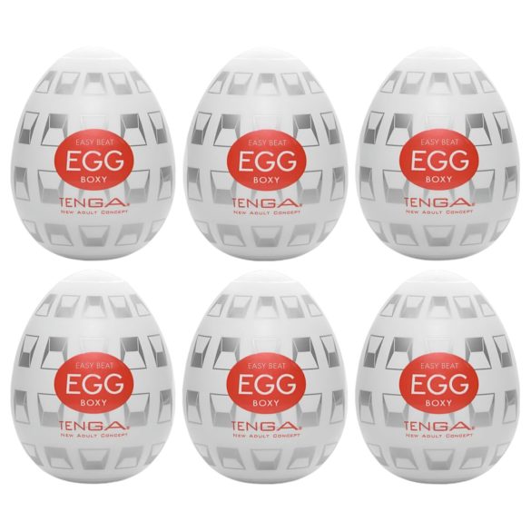 TENGA Egg Boxy - sada 6 vajíčkových masturbátorů