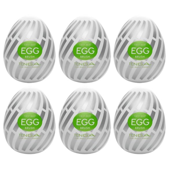 TENGA Egg kartáč - sada 6 masturbátorů