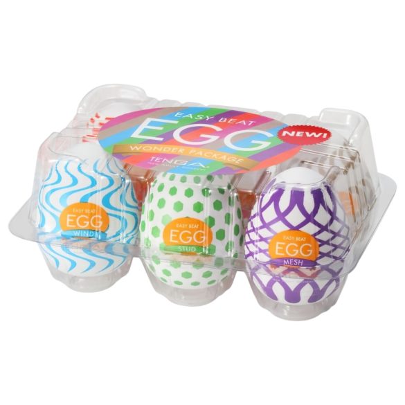 TENGA Egg Wonder - sada 6 vajíček pro potěšení