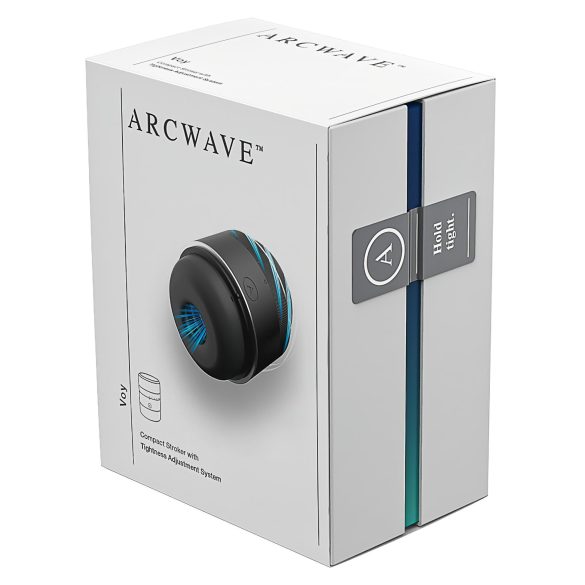Arcwave Voy - mačkací a rotační masturbátor pro muže (černý)