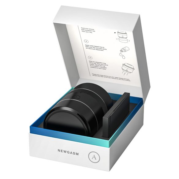 Arcwave Voy - masturbátor pro muže - rotační a stahovací - černý