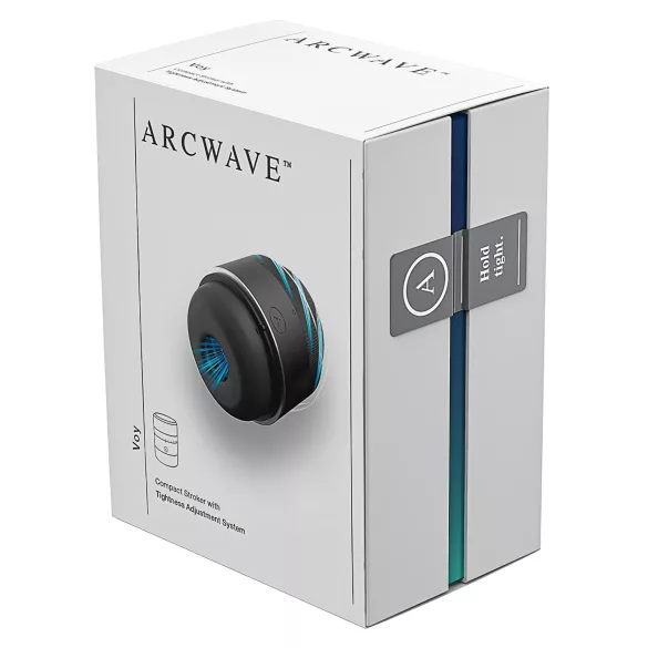 Arcwave Voy - masturbátor pro muže - rotační a stahovací - černý