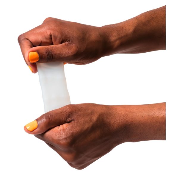 ROMP Mosh - flexibilní cestovní masturbátor - průhledný