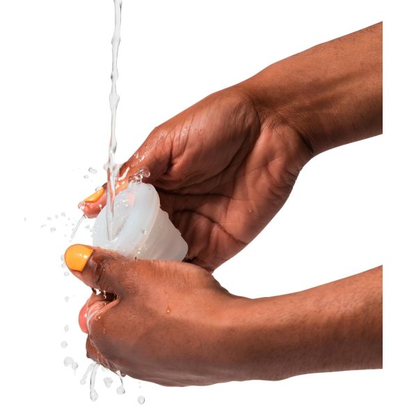 ROMP Mosh - flexibilní cestovní masturbátor - průhledný