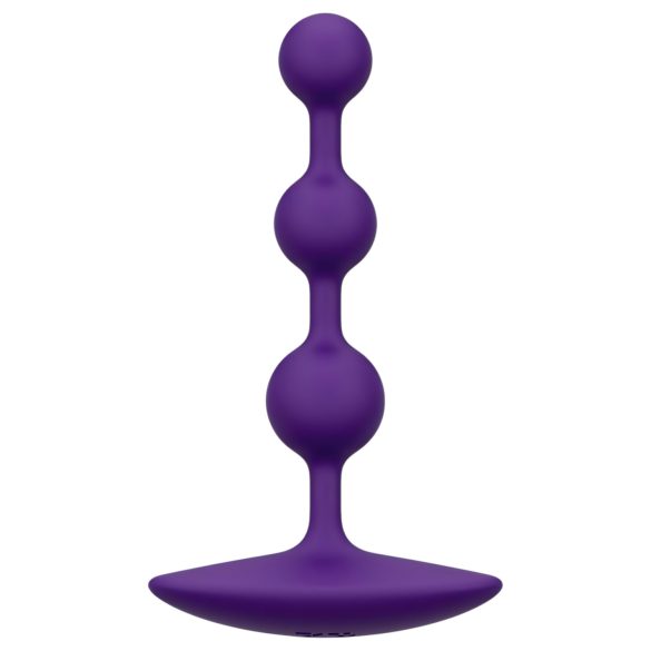 ROMP Amp - perličkový anální dildo (fialový)