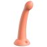 Dillio Secret Explorer - oranžové 17cm dildo ve tvaru žaludu