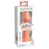 Dillio Velký hrdina - silikonový dildo s přísavkou (17 cm) - oranžový