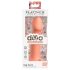 Dillio Velký hrdina - silikonový dildo s přísavkou (17 cm) - oranžový
