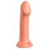 Dillio Velký hrdina - silikonový dildo s přísavkou (17 cm) - oranžový