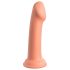 Dillio Velký hrdina - silikonový dildo s přísavkou (17 cm) - oranžový