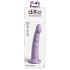 Dillio Slim Seven - přísavkové stimulující dildo (20 cm) - fialové