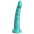 Dillio Slim Seven - přísavný stimulátor (20 cm) - tyrkysový