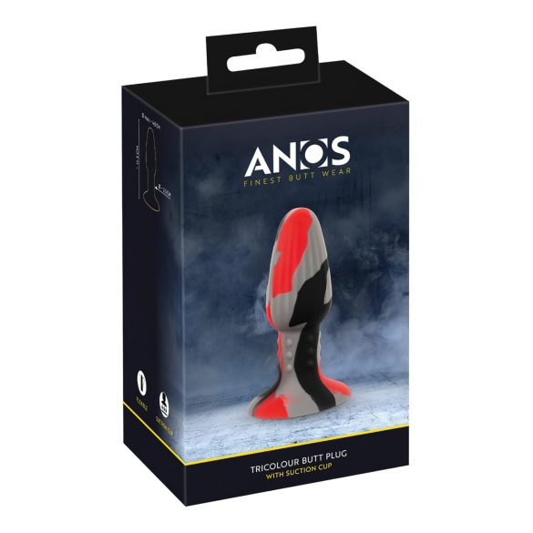 ANOS - silikonový anální kolík (barevný)