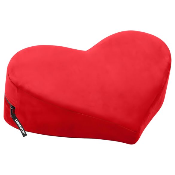 Liberator Heart Wedge - srdcový polštář pro intimní chvíle (červený)