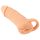 Nature Skin - návlek a masturbátor - 18 cm (přírodní)