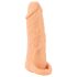 Nature Skin - návlek a masturbátor - 18 cm (přírodní)