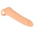 Nature Skin - 2v1 umělá vagina a penisový návlek - 23cm (přírodní)