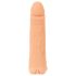 Nature Skin - 2v1 umělá vagina a penisový návlek - 23cm (přírodní)
