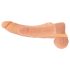 Nature Skin - 2v1 umělá vagína a penisový návlek - 23cm (přírodní)