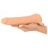 Nature Skin - 2v1 umělá vagina a penisový návlek - 23cm (přírodní)