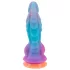 Beasty Cocks - dildo mimozemšťan - silikon - modro-oranžový