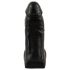Realistixxx Skutečný Obr - dildo s varlaty - 22 cm (černé)
