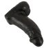 Realistixxx Skutečný Obr - dildo s varlaty - 22 cm (černé)