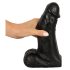 Realistixxx Skutečný Obr - dildo s varlaty - 22 cm (černé)