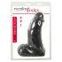 Realistixxx Skutečný Obr - dildo s varlaty - 22 cm (černé)