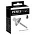 Penisplug - kovová uretrální pomůcka (stříbrná)