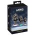 Anos - kovový anální plug set