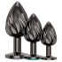 Anos - kovový anální plug set