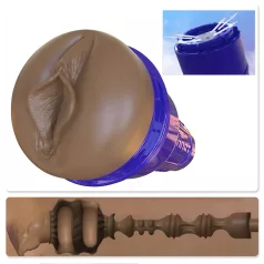   Fleshlight Boost Bang - realistická umělá vagína masturbátor - hnědá