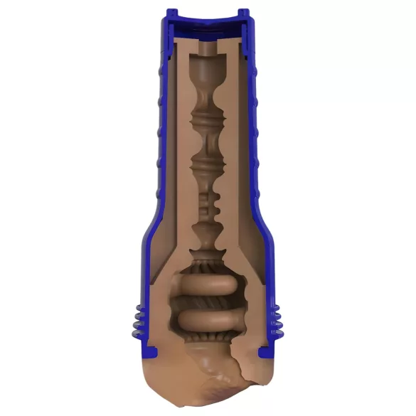 Fleshlight Boost Bang - realistická umělá vagína masturbátor - hnědá
